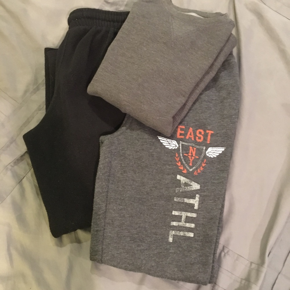 Boys bundle shirt and sweats
